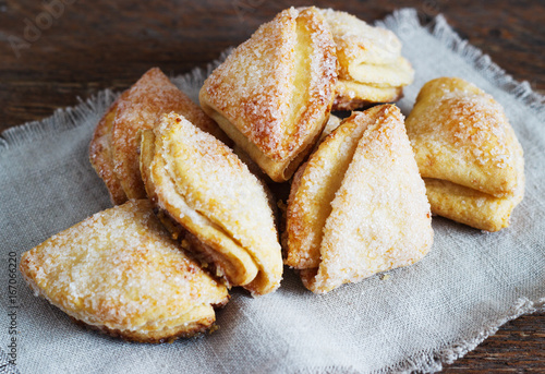 Cottage Cheese And Sugar Cookies Crows Feet Buy This Stock Photo