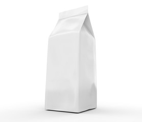 Poster - Pearl white coffee bean bag mockup