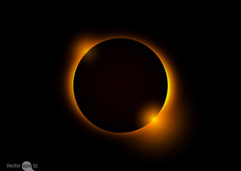 Wall Mural - solar eclipse