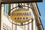 Fototapeta Młodzieżowe - Schild 216 - Flohmarkt