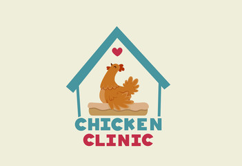 Poster - Chicken Clinic Lettering