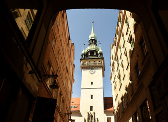 Sticker - Old City Hall in Brno, Czech Republic.