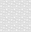 © yakubienko - Panda bear vector background. Seamless pattern with cartoon panda on a gray background.