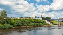 The Bank Of A Dnieper River In Smolensk City