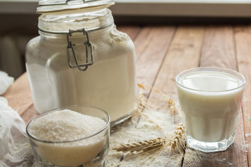 Ingredients for baking