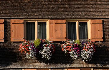 Sticker - Blumenfenster