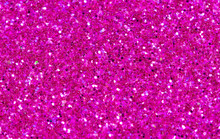 Hot Pink Abstract Background. Pink Glitter Closeup Photo. Pink Shimmer Wrapping Paper.