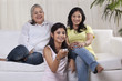 © IndiaPix - Happy family watching TV