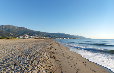 Sticker - plage de la Marana en haute Corse