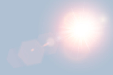 Wall Mural - abstract golden front sun lens flare translucent special light effect design. vector blur in motion 