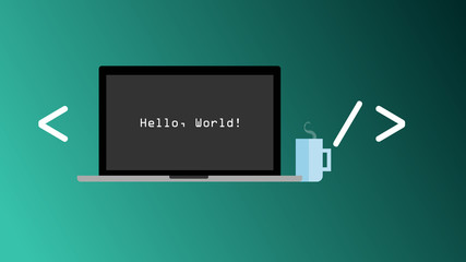 start programming, hello world !