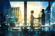 © alphaspirit - Handshake of two businessperson in office concept of partnership and teamwork