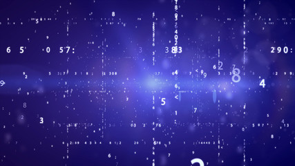 Wall Mural - binary code
