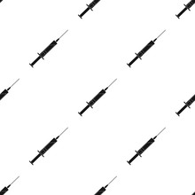 Syringe With Medicine.Medicine Single Icon In Black Style Vector Symbol Stock Illustration Web.