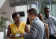 © ReeldealHD images - Business executives meeting at a networking event