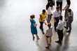 © ReeldealHD images - Overhead shot of a networking event
