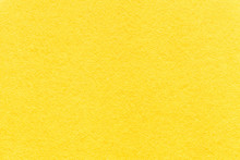 Texture Of Old Light Yellow Paper Background, Closeup. Structure Of Dense Lemon Cardboard