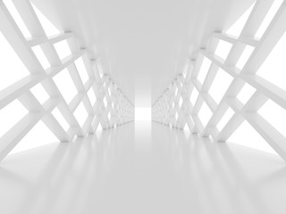  Biały tunel 3D