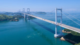 Fototapeta  - 来島海峡大橋（しまなみ海道）　空撮