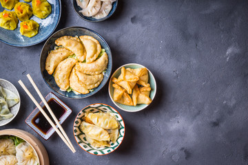 Canvas Print - Dim sum background