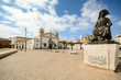 View to church Igreja de Santo Antonio in the old town of the historic centre of Lagos, Algarve Portugal