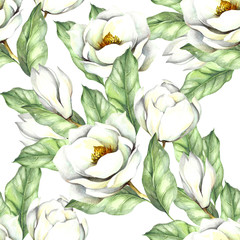 Plakat magnolia lato natura