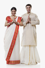 Portrait Of A Bengali Couple Greeting
