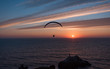 Paraglider at Sunset