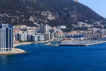 Wall Mural - Luxury Condos and Yacht Basin in Gibraltar