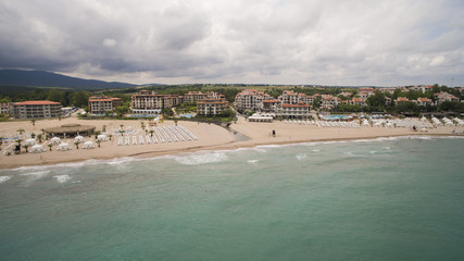 Poster - Aerial view of Oasis beach, Bulgaria