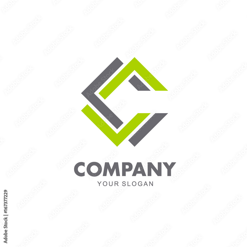 Vector logo design for business. C letter icon Stock Vector | Adobe Stock