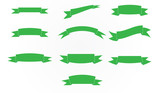 Fototapeta  - Nautical themed green banners