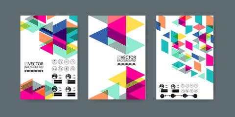 Geometric trendy illustration background, placard, memphis geometric style flat and 3d design elements. Retro art for covers, banners, flyers and posters.