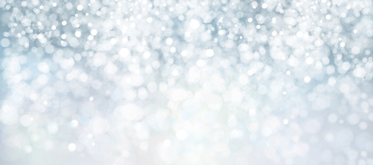 Wall Mural - vector blue, lights, bokeh background, winter background.