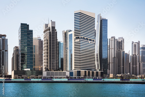Plakat Dubai Business Bay Skyline