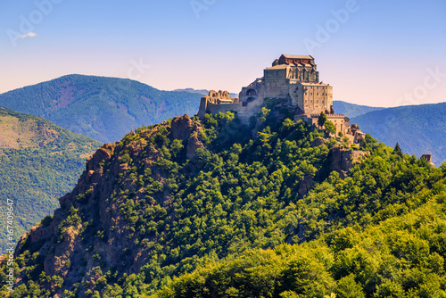 Fotomural The Sacra di San Michele monastery, Turin, Italy