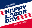 © piai - Happy Labor Day greeting card design