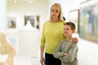 © JackF - Mother and son exploring expositions