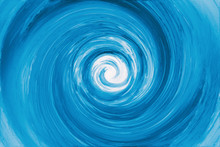 Blue Swirl Tsunami Wave