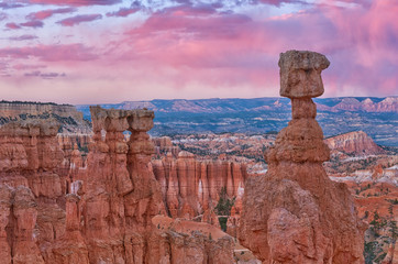Wall Mural - beautiful landscape of bryce canyon, utah, usa
