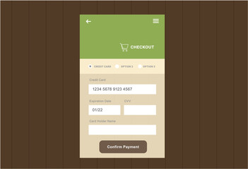Wall Mural - ui for web and mobile