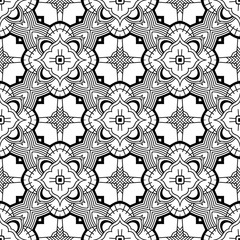 Fototapete - Seamless Abstract Hand Drawn Vector Pattern