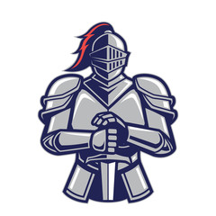 Warrior knight mascot