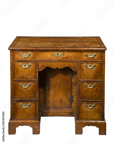Old Antique Ladie S Kneehole Walnut Georgian Writing Desk Buy