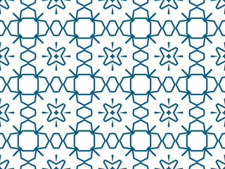 Poster - Vector Seamless Retro Background