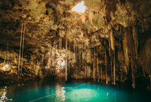 Lake In Tropical Cave