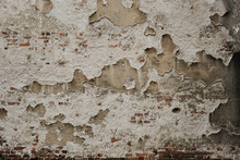 Pealing Old Brick Wall