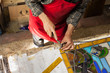 © Luca Di Lotti/Stocksy - Artisan making Stained Glass panels in his Workshop