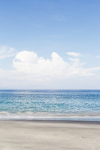 White Sand Beach On Bali Island