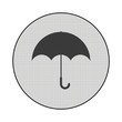 Gitter-Icon Regenschirm